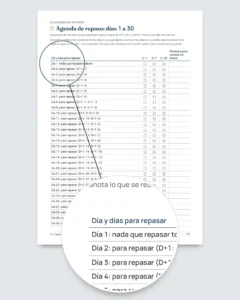 Mi diario de idioma — 90 días : aprendizaje y vocabulario, para cualquier idioma (PDF para imprimir)