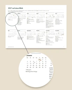 Marketing-Kalender 2027 — Termine nach Land und Ideen für Beiträge, PDF + Tabelle + Kalenderdatei