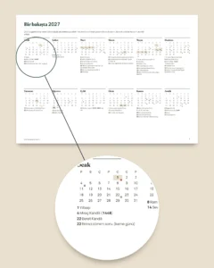 2027 Pazarlama Takvimi — Türkiye'nin özel günleri ve paylaşım fikirleri, PDF + tablo + ajanda dosyası