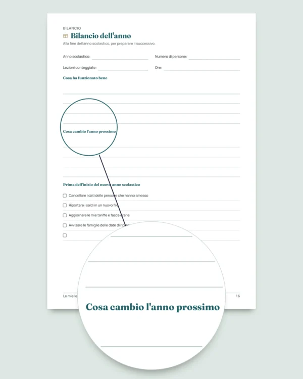 Lezioni private e ripetizioni — cartella di lavoro per lezioni, pagamenti e progressi + quaderno PDF da stampare (Excel, Google Sheets e LibreOffice)
