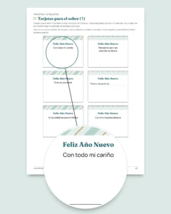 Los sobres de la fiesta — 4 plantillas para imprimir y doblar sin pegamento, con tarjetas y etiquetas (PDF A4 y Letter)