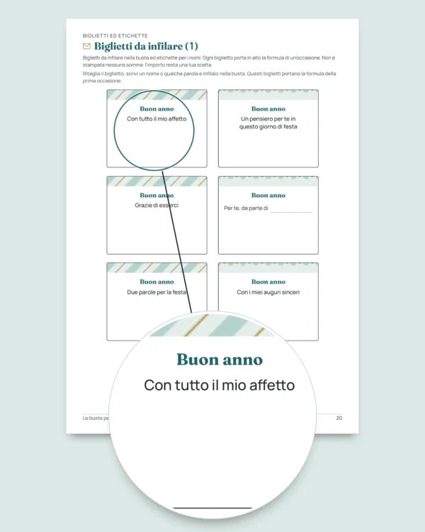 Le buste per la festa — 4 modelli da stampare e piegare senza colla, con biglietti ed etichette (PDF A4 e Letter)
