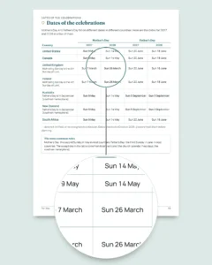 For You — Mother's Day and Father's Day: 50 vouchers to give, folding cards and bookmarks (printable PDF, A4 and US Letter)