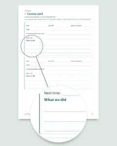 Private Lessons Tracker — workbook for students, lessons and payments + printable PDF notebook (Excel, Google Sheets and LibreOffice)