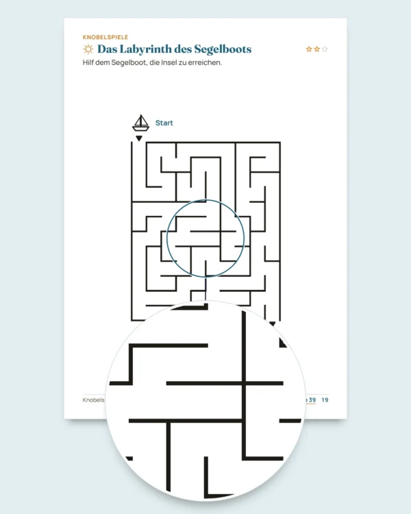 Mein Ferienheft — Zahlen, Logik, Tagebuch und Natur, 6-9 Jahre (PDF zum Ausdrucken und Tablet-Version)