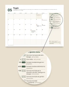 Calendario marketing 2027 — ricorrenze in Italia e idee per i post, PDF + foglio di calcolo + agenda