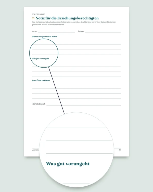 Privatunterricht & Nachhilfe — Arbeitsmappe für Lernende, Einheiten und Zahlungen + PDF-Heft zum Ausdrucken (Excel, Google Sheets und LibreOffice)