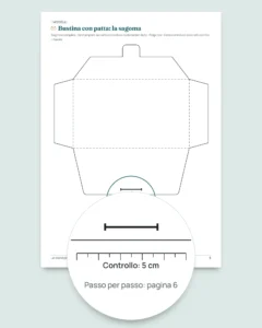 Le buste per la festa — 4 modelli da stampare e piegare senza colla, con biglietti ed etichette (PDF A4 e Letter)