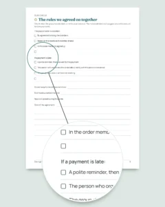 Savings Circle — susu, pardner and committee tracker: spreadsheet and printable PDF notebook (works with Excel, Google Sheets and LibreOffice)