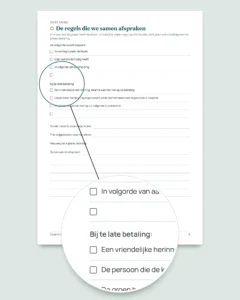 Spaarkring (kasmoni, tontine) — het register van je kring onder vertrouwde mensen: spreadsheet en PDF-boekje (compatibel met Excel, Google Sheets en LibreOffice)