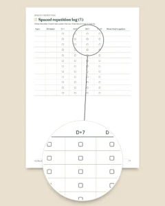 Exam Study & Revision Planner — backward plan, spaced repetition and fill-in revision sheets (undated PDF)
