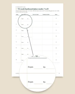 Exam Study & Revision Planner — backward plan, spaced repetition and fill-in revision sheets (undated PDF)