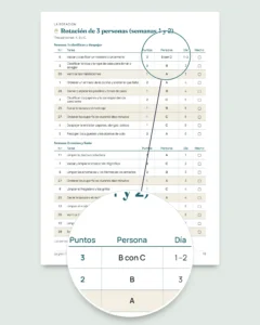 La gran limpieza antes de la fiesta — planificador de 4 semanas y reparto justo de tareas para 2 a 6 personas (PDF para imprimir)