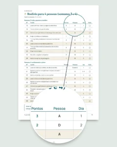 A grande faxina antes da festa — cronograma de 4 semanas e divisão justa das tarefas para 2 a 6 pessoas (PDF para imprimir)