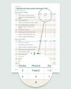 La gran limpieza antes de la fiesta — planificador de 4 semanas y reparto justo de tareas para 2 a 6 personas (PDF para imprimir)