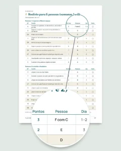 A grande faxina antes da festa — cronograma de 4 semanas e divisão justa das tarefas para 2 a 6 pessoas (PDF para imprimir)