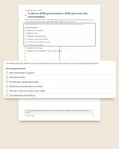 Prima del bebè — quaderno per l'arrivo da stampare e foglio di calcolo del budget, qualunque sia la vostra tradizione