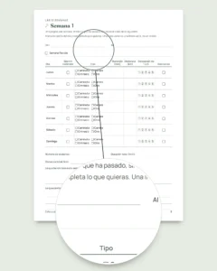 Mi cuaderno de sesiones — diario de entrenamiento de 12 semanas (caminata, carrera, gimnasio), PDF para imprimir