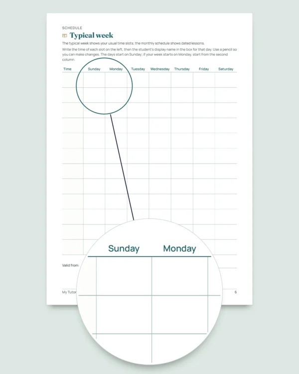Private Lessons Tracker — workbook for students, lessons and payments + printable PDF notebook (Excel, Google Sheets and LibreOffice)