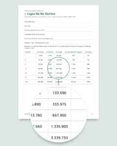 Spar-Challenge — PDF-Heft zum Abhaken und Rechentabelle in Ihrer Währung (kompatibel mit Excel, Google Sheets und LibreOffice)
