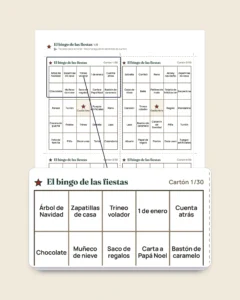 Juegos de fiesta en familia — 12 juegos para imprimir en Navidad y Nochevieja