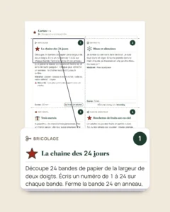 Compte à rebours des fêtes — 24 cartes d'activités en famille à imprimer (calendrier de l'Avent)