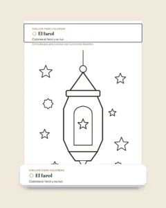 Mi cuaderno de Ramadán — Juegos, dibujos para colorear y buenas acciones, 5-10 años