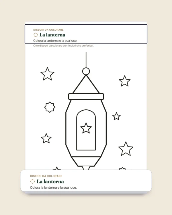 Il mio quaderno del Ramadan — Giochi, disegni da colorare e buone azioni, 5-10 anni