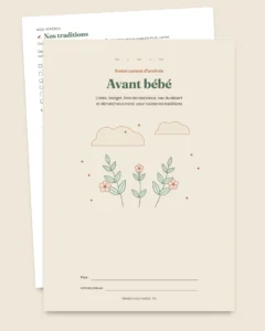 Avant bébé — carnet d'arrivée à imprimer et classeur de budget, quelle que soit votre tradition