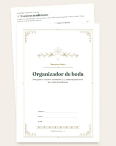 Organizador de boda — planificador PDF y hoja de cálculo de presupuesto, sea cual sea su tradición