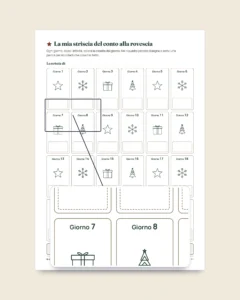 Conto alla rovescia delle feste — 24 carte di attività in famiglia da stampare (calendario dell'Avvento)
