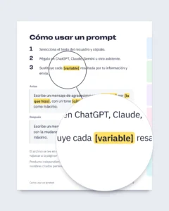 Guía de conversación IA