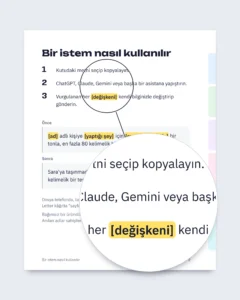Yapay Zekâ Konuşma Kılavuzu