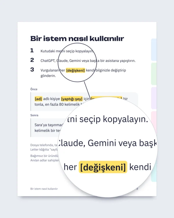 Yapay Zekâ Konuşma Kılavuzu