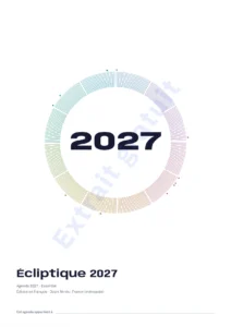 Écliptique 2027 — Écliptique 2027 — Essentiel