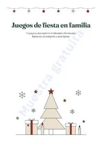 Juegos de fiesta en familia — Juegos de fiesta en familia — 12 juegos para imprimir en Navidad y Nochevieja