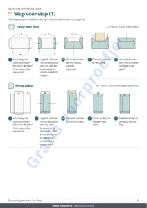 Stap voor stap (1) — De enveloppen voor het feest — 4 sjablonen om af te drukken en te vouwen zonder lijm, met kaartjes en labels (PDF A4 en Letter)