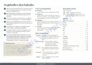 Zo gebruikt u deze kalender — Marketingkalender 2027 — data per land en ideeën voor berichten, pdf + spreadsheet + agendabestand