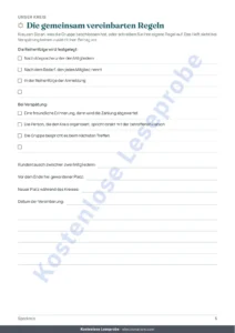 Die gemeinsam vereinbarten Regeln — Sparkreis — das Register Ihres Kreises unter Vertrauten: Tabelle und PDF-Heft (kompatibel mit Excel, Google Sheets und LibreOffice)