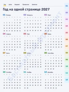 Год на одной странице — Эклиптика 2027 — Премиум
