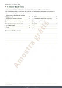 Nossas tradições — Antes do bebê — caderno da chegada para imprimir e planilha de orçamento, qualquer que seja a sua tradição