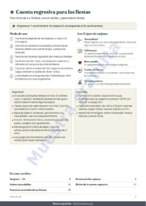 Modo de uso — Cuenta regresiva para las fiestas — 24 tarjetas de actividades en familia para imprimir (calendario de Adviento)