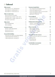 Inhoud — Examenplanning — retroplanning, gespreide herhaling en samenvattingsbladen om in te vullen (pdf zonder datums)