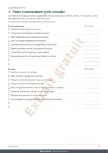 Pour commencer, puis ensuite — Avant bébé — carnet d&rsquo;arrivée à imprimer et classeur de budget, quelle que soit votre tradition