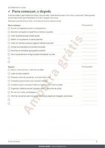 Para começar, e depois — Antes do bebê — caderno da chegada para imprimir e planilha de orçamento, qualquer que seja a sua tradição