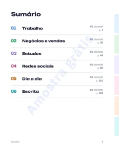 Sumário — Guia de conversação IA