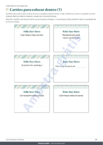 Cartões para colocar dentro (1) — Os envelopes da festa — 4 moldes para imprimir e dobrar sem cola, com cartões e etiquetas (PDF A4 e Letter)