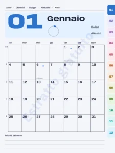 Gennaio — Eclittica 2027 — Premium