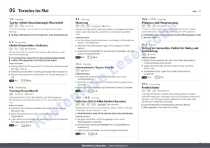 Termine im Mai — Marketing-Kalender 2027 — Termine nach Land und Ideen für Beiträge, PDF + Tabelle + Kalenderdatei