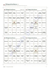 El bingo de las fiestas · Tarjetas para recortar — Juegos de fiesta en familia — 12 juegos para imprimir en Navidad y Nochevieja